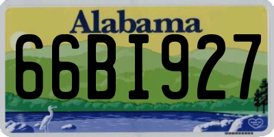 AL license plate 66BI927