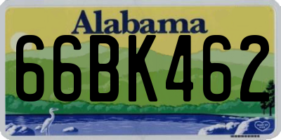 AL license plate 66BK462