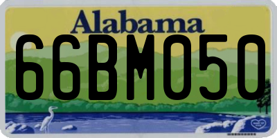 AL license plate 66BM050