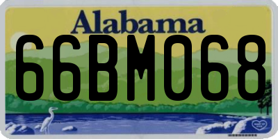 AL license plate 66BM068