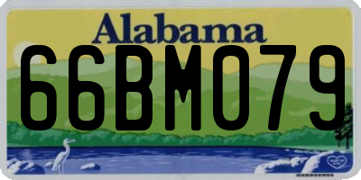 AL license plate 66BM079