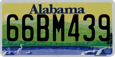 AL license plate 66BM439