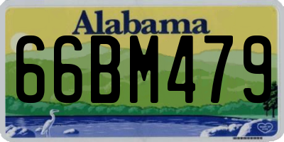 AL license plate 66BM479