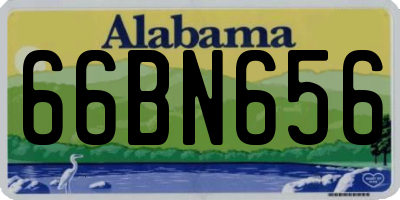 AL license plate 66BN656