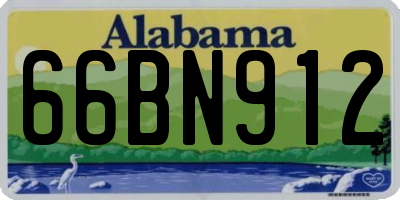 AL license plate 66BN912