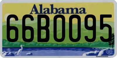AL license plate 66BO095