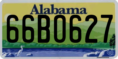 AL license plate 66BO627