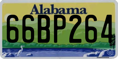 AL license plate 66BP264