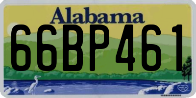 AL license plate 66BP461