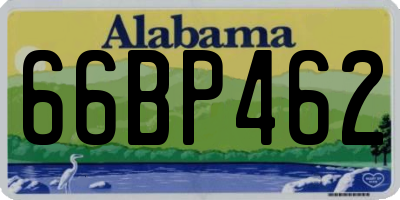 AL license plate 66BP462