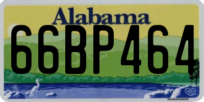 AL license plate 66BP464