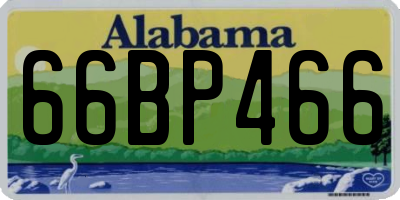 AL license plate 66BP466
