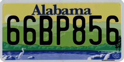 AL license plate 66BP856