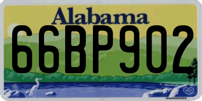 AL license plate 66BP902