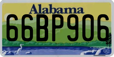 AL license plate 66BP906