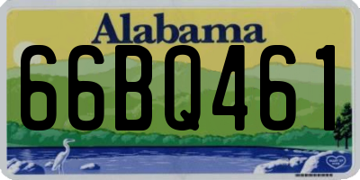 AL license plate 66BQ461