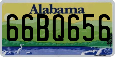 AL license plate 66BQ656