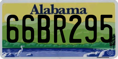 AL license plate 66BR295