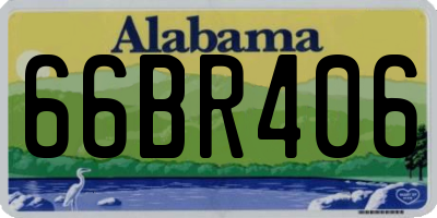 AL license plate 66BR406