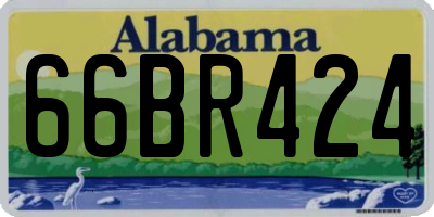 AL license plate 66BR424