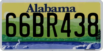 AL license plate 66BR438