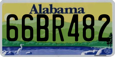 AL license plate 66BR482
