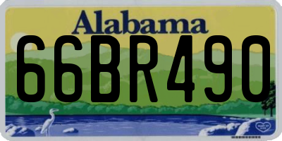 AL license plate 66BR490