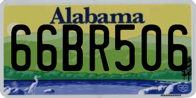 AL license plate 66BR506