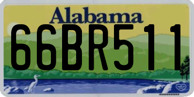 AL license plate 66BR511
