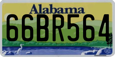 AL license plate 66BR564