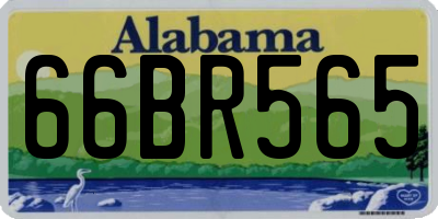 AL license plate 66BR565