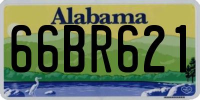 AL license plate 66BR621
