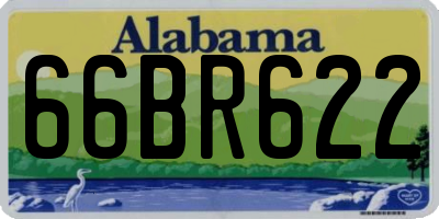 AL license plate 66BR622