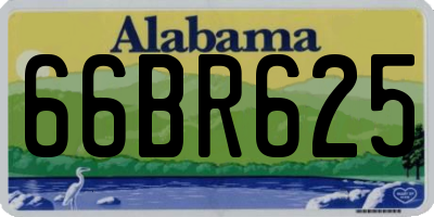 AL license plate 66BR625