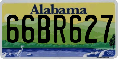 AL license plate 66BR627