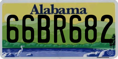 AL license plate 66BR682