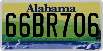AL license plate 66BR706