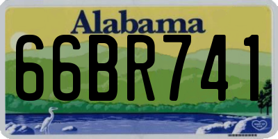 AL license plate 66BR741