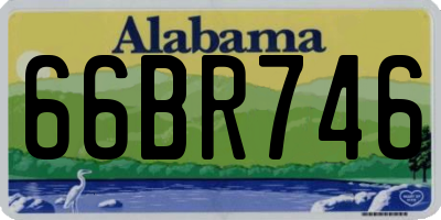 AL license plate 66BR746