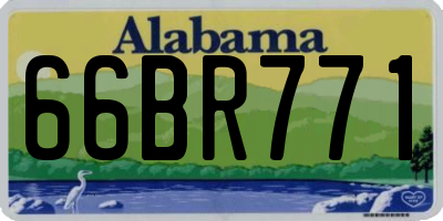 AL license plate 66BR771