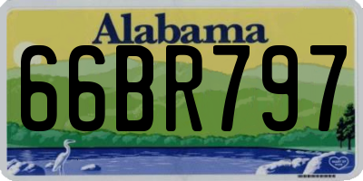 AL license plate 66BR797