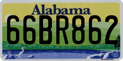 AL license plate 66BR862