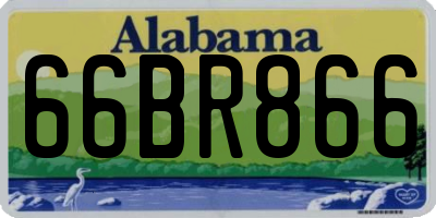 AL license plate 66BR866