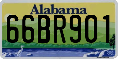AL license plate 66BR901