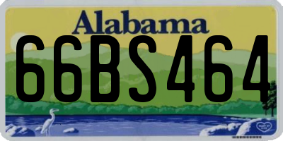AL license plate 66BS464
