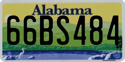 AL license plate 66BS484