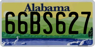 AL license plate 66BS627