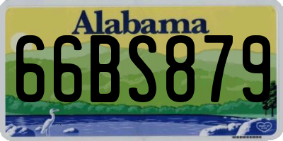 AL license plate 66BS879