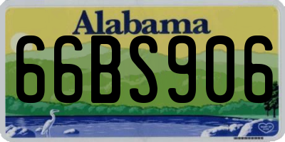 AL license plate 66BS906