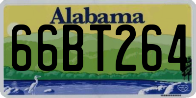 AL license plate 66BT264